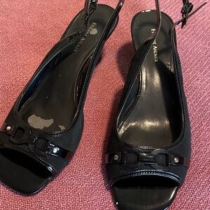Etienne Aigner black mini heels, size 9